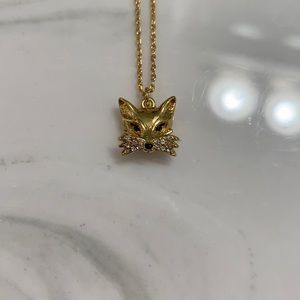 Kate spade fox necklace